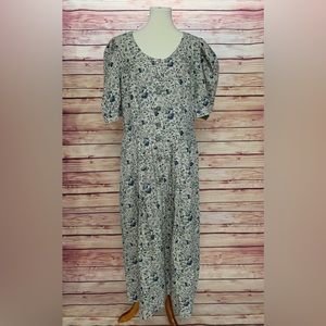 Vintage Berwin & Wolff Tracht Folkloric Costume Peasant Dirndl Dress, Size 46